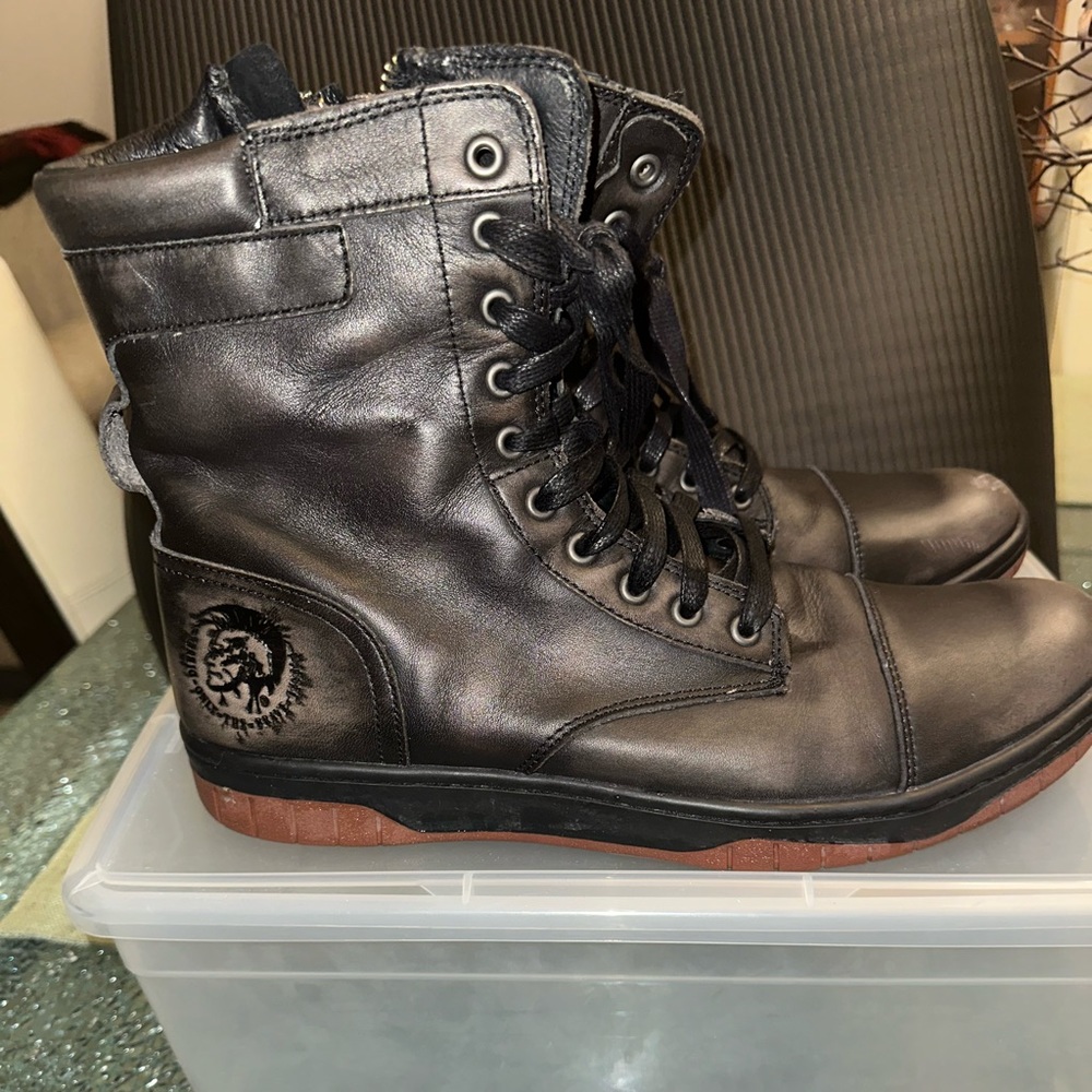 Diesel Men's Basket Butch Zippy Sneaker/Boots